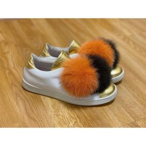 Joshua Sanders Pom Pom Sneakers